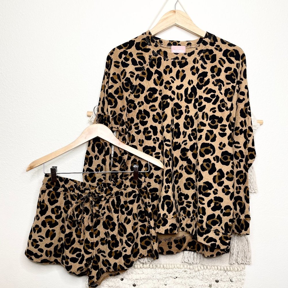 NWT SMYM Sittin Around Set Cha Cha Cheetah Size XS